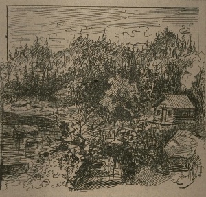 La baie de Kécarpoui, en Basse-Côte-Nord, 1897