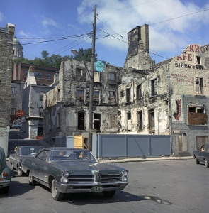 Leber House in 1970 before the Place-Royale restoration work