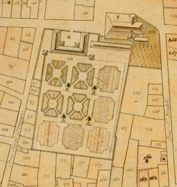 Extrait dune carte de la ville de Montréal en 1794