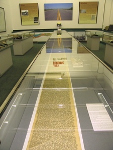 Manuscrit de «On the Road» (Sur la route) exposé au Barber Institute à Birmingham, Angleterre, en 2008-2009