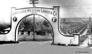 Porte de la Canadian Western Lumber