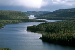 Paysage depuis le belvédère du Passage. © Parcs Canada/J. Pleau.