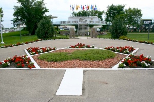 The now famous UFO landing pad in Saint Paul, Alberta, 2009