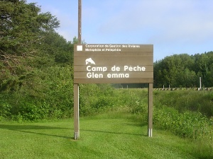 Camp de pêche Glen Emma dans le secteur 2 de la rivière Matapédia, Causapscal 