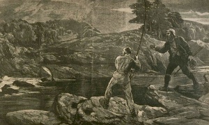 La pêche au saumon, 1876