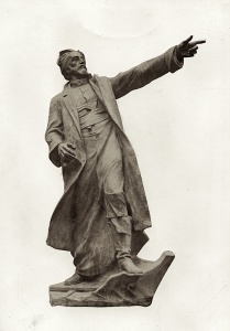 Plâtre du monument Jacques Marquette, vers 1923