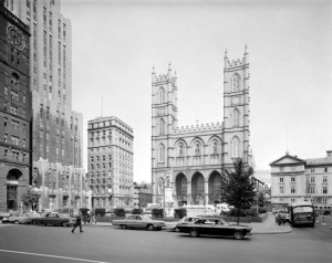 L'église Notre-Dame à Montréal, 1964