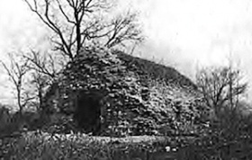 Fort de Chartres’ powder magazine before its restoration.