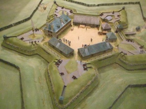 Maquette du fort Beauséjour