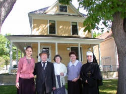 Activité d'interprétation à la maison Gabrielle-Roy.