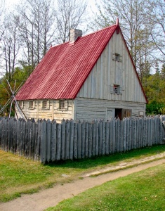 Reconstitution du poste Chauvin à Tadoussac, 2007