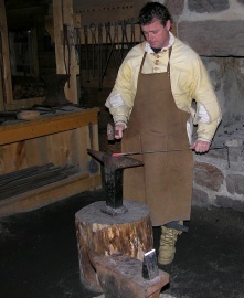An interpreter blacksmith at Sainte-Marie-among-the-Hurons