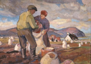 André Biéler, Les patates, Argentenay, 1929. © Nathalie Sorensen, Art Gallery of Hamilton.