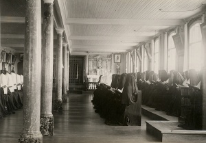 Cloître des Ursulines de Trois-Rivières, première moitié du XXe siècle