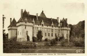 Château de l'Isle Savary à Clion-sur-Indre (carte postale ancienne)