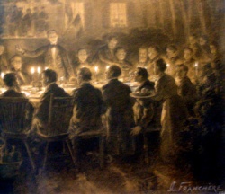 Banquet de fondation de la Société Saint-Jean-Baptiste de Montréal, 1834. SSJB de Montréal