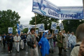 Après son lancement public le 5 juin 2011 à Québec la Capitale nationale, le Mouvement Québec français était au défilé de la Fête nationale à Montréal le 24 juin 2011
