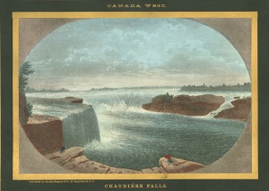 Chaudière Falls, Canada West