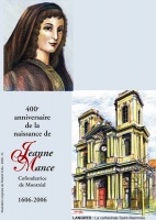 Carte philatélique soulignant le 400e anniversaire de Jeanne Mance