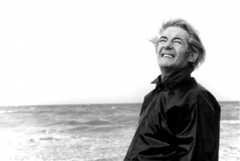 Félix Leclerc on Île d'Orléans, circa 1975, © Succession Félix Leclerc