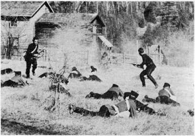 Scène de la bataille de Batoche