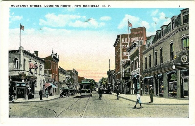 Carte postale de la Historic huguenot street à New Paltz