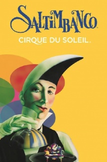 Affiche de «Saltimbanco», spectacle du Cirque du Soleil, 1992