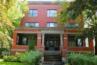 The former rectory of St. Josephs church still stands today