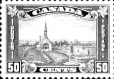 1930 stamp representing the Grand-Pré site © Canada Post Corporation (1958)