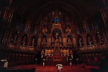 L'église Notre-Dame à Montréal, 1964