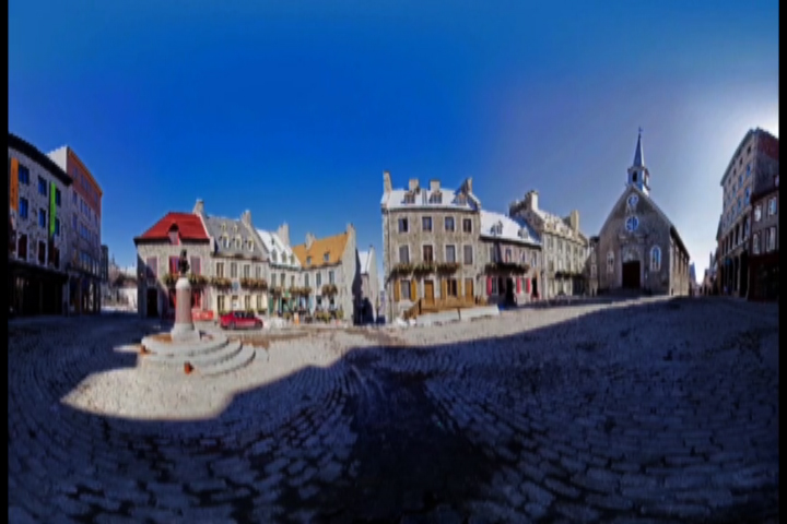 Les Maisons le Picart (1763) et Dumont (1689), à Place Royale à Québec